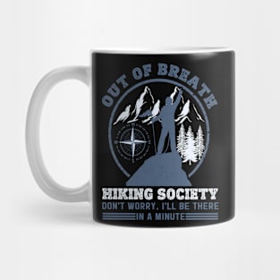 Out Of Breath Hiking Society Mug